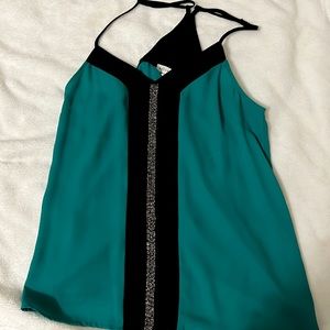 Beaded Green tank